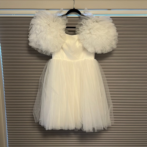 Short tulle white dress - Picture 2 of 4